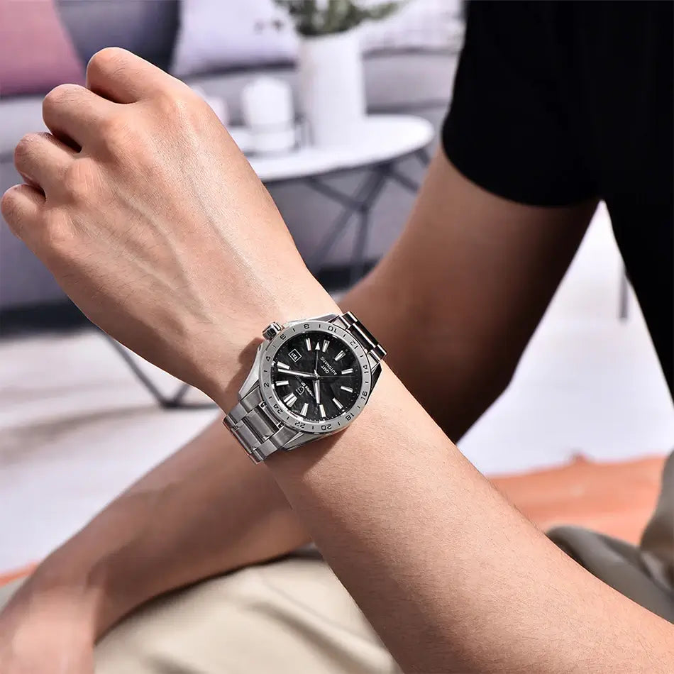 Montre automatique verre saphir