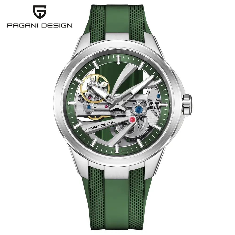 Montre automatique en acier inoxydable pour amateurs d’horlogerie