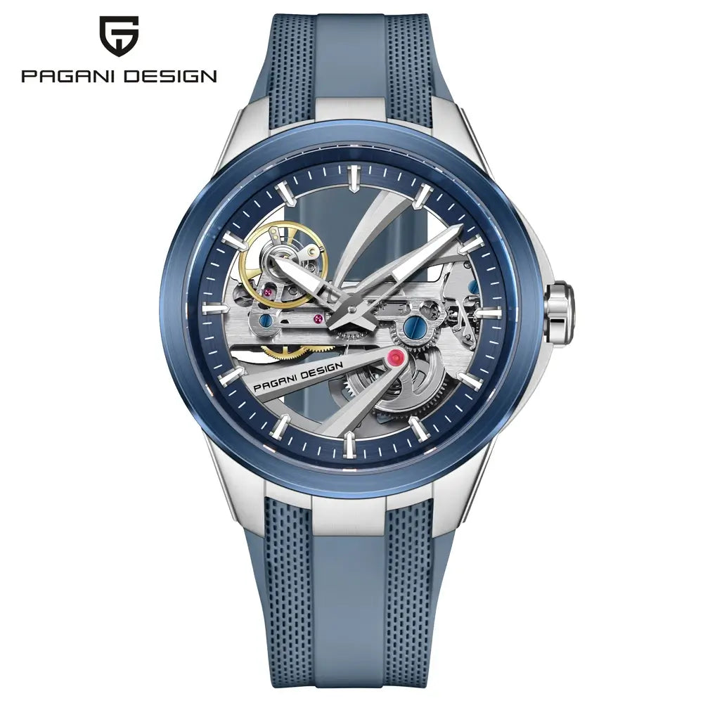 Montre skeleton moderne alliant performance et esthétique mécanique