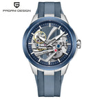 Montre skeleton moderne alliant performance et esthétique mécanique