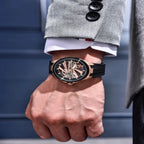 Montre automatique raffinée inspirée de la haute horlogerie moderne