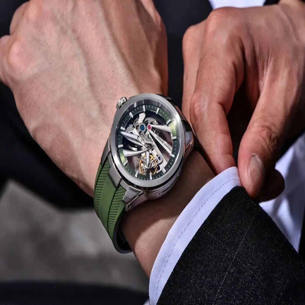 Montre sportive haut de gamme avec boîtier acier inoxydable