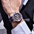 Montre skeleton élégante avec finitions premium et style exclusif