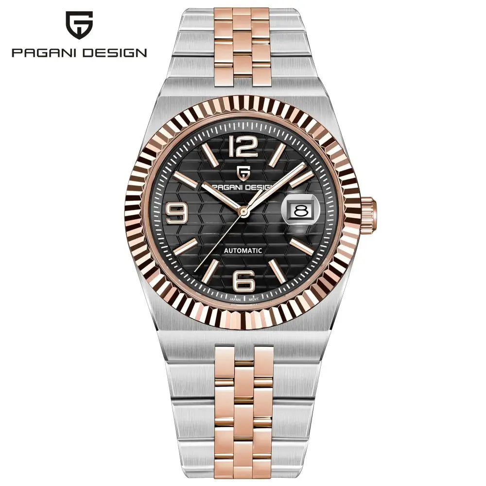 Montre homme sophistiquée avec affichage lumineux nocturne