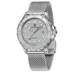 montre automatique acier inoxydable