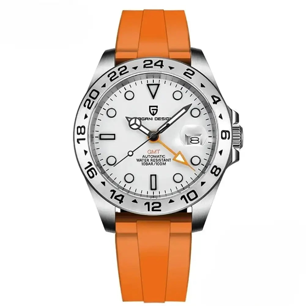 montre homme aiguilles lumineuses