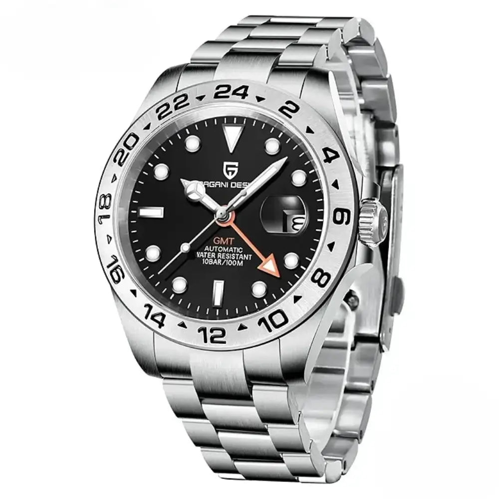 montre automatique bracelet acier inoxydable
