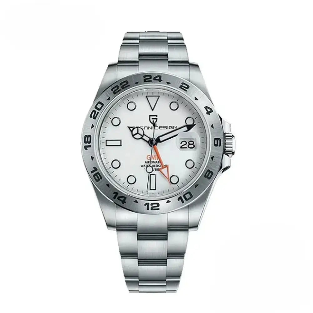 montre automatique acier inoxydable durable