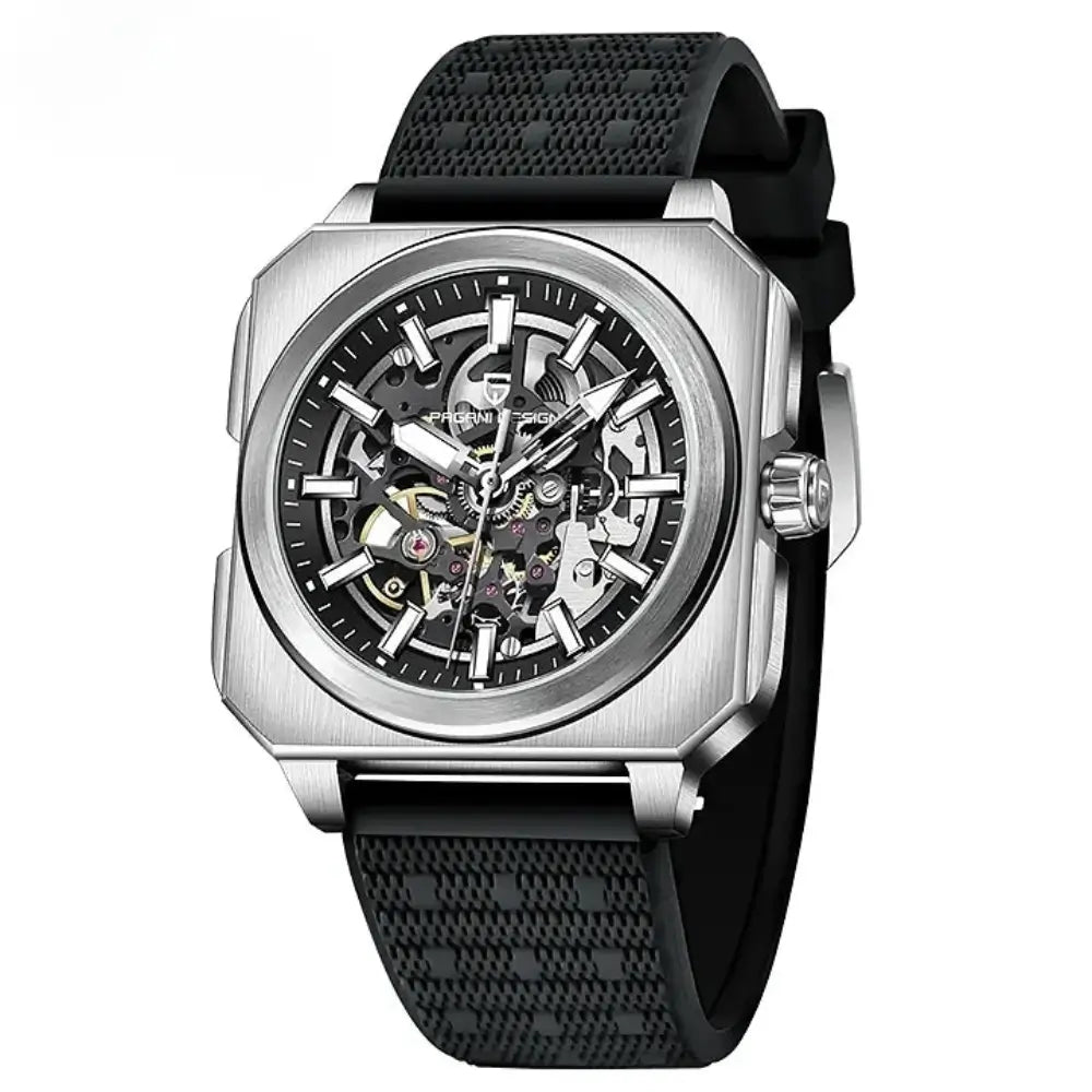 montre automatique bracelet cuir