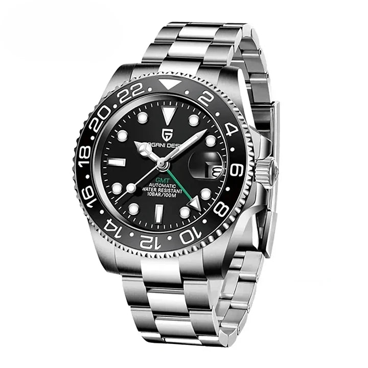 Montre Automatique Élite Nautique Prestige acier inoxydable