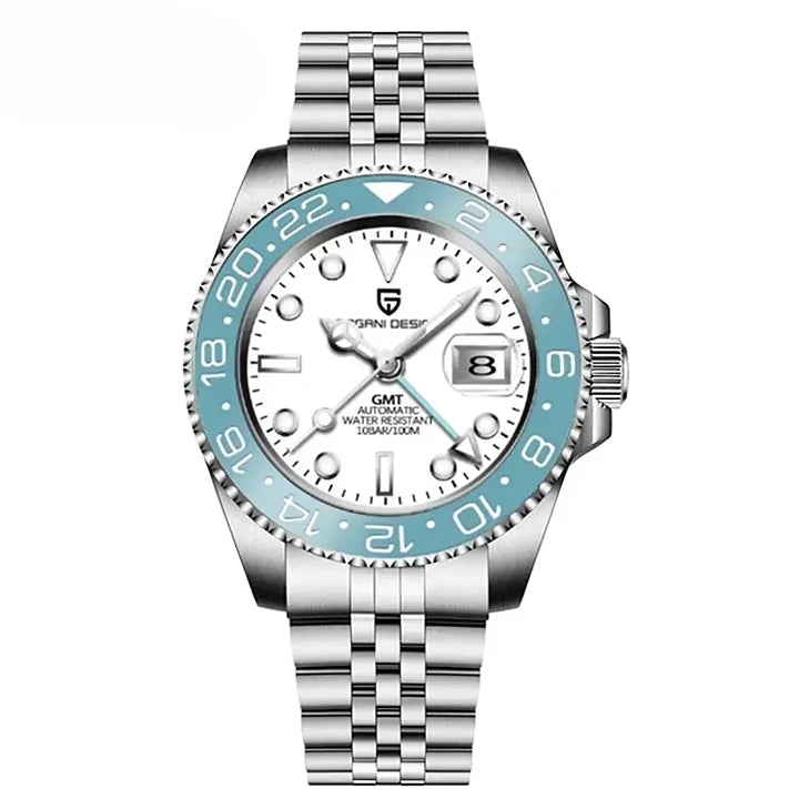 Montre acier inoxydable design raffiné professionnel