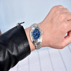Montre homme robuste avec verre saphir anti-rayures
