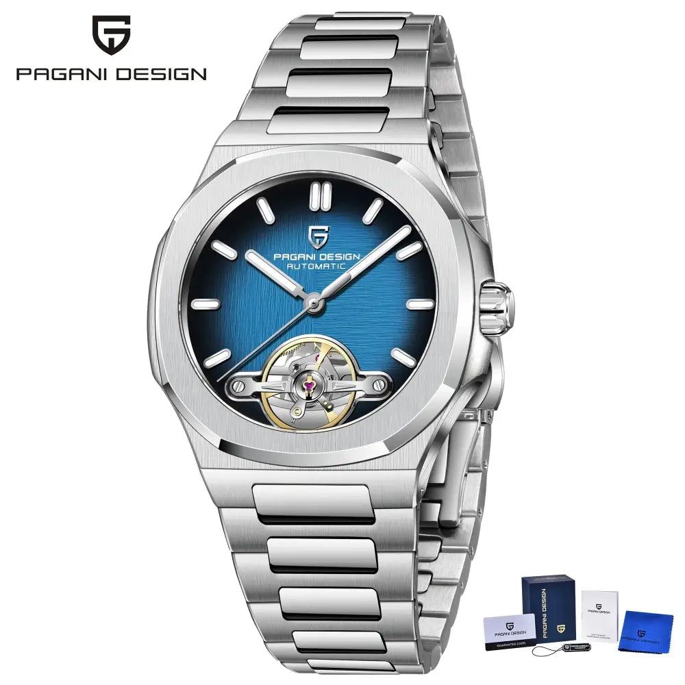 Montre automatique avec couronne vissée sécurisée