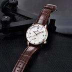 Montre automatique avec cadran minimaliste sans chiffres