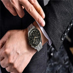 Montre Chronograph Lunar Velocity Prestige PAGANI DESIGN avec mouvement Seiko VK63, verre saphir et cadran inspiré de l’exploration lunaire.