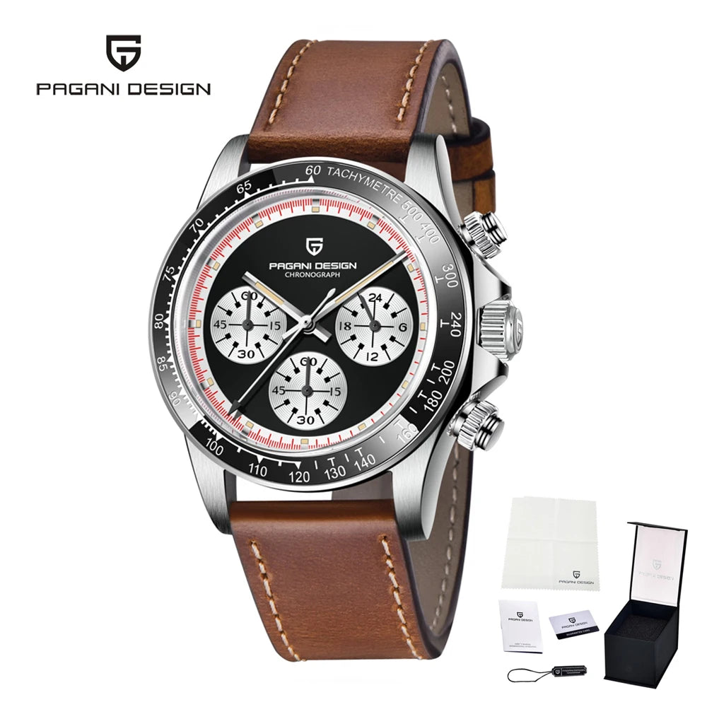 Montre PAGANI DESIGN Impérial Velocity avec affichage lumineux, verre saphir résistant et bracelet inox premium.