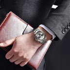 Sous-cadrans du chronographe quartz Impérial Velocity vus de près