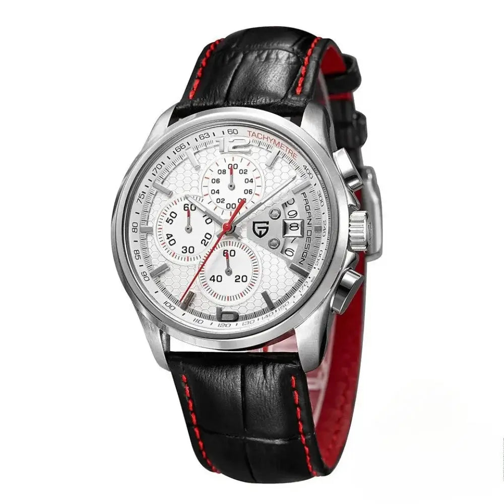 Montre chronographe homme Velocity Racing Prestige avec calendrier complet et date automatique.