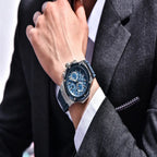 Montre masculine acier inoxydable avec verre saphir anti-rayures