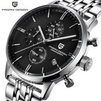 Montre homme avec bracelet métallique confortable et fermoir sécurisé