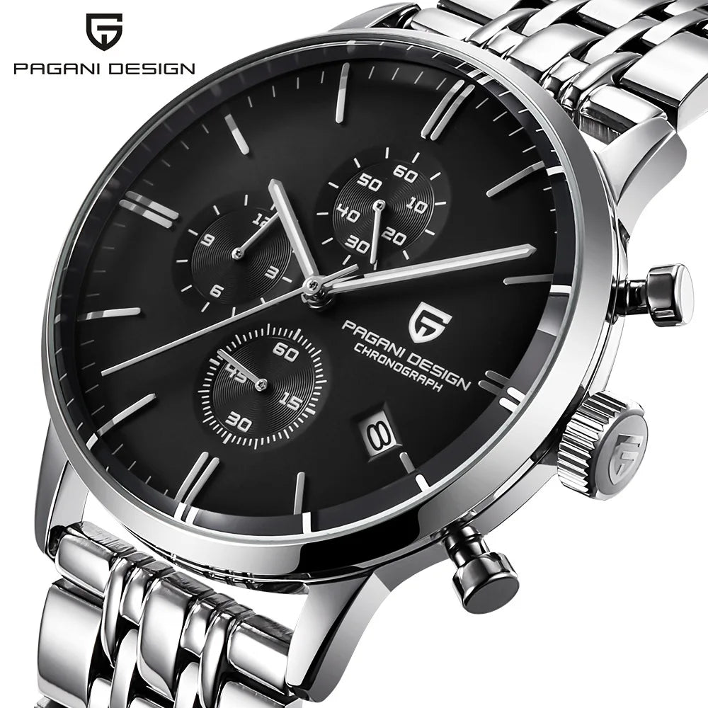 Montre homme avec bracelet métallique confortable et fermoir sécurisé