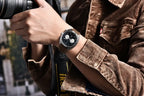 Montre quartz homme sport chic rétro
