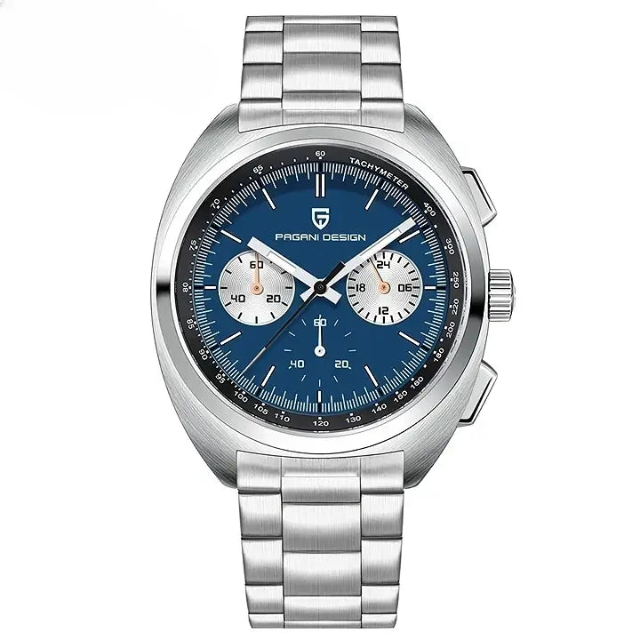 Montre chronographe quartz homme rétro
