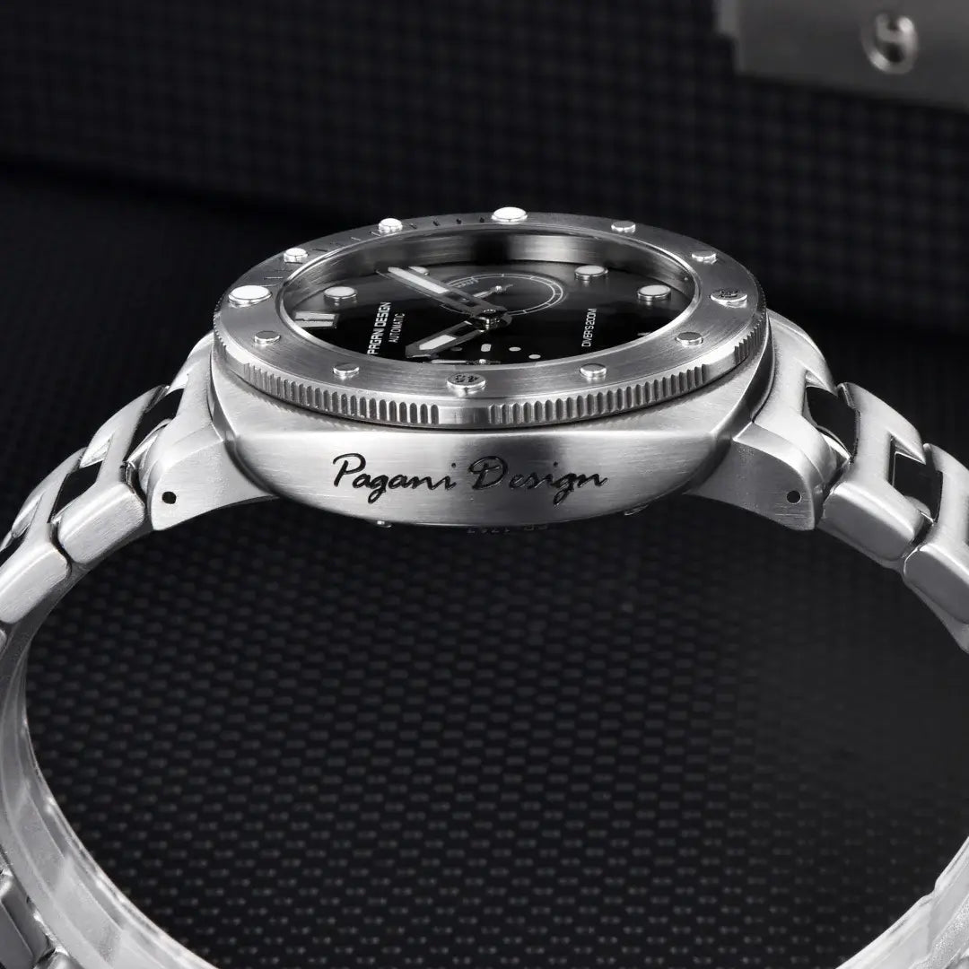 Montre mécanique Abyss Prestige Signature avec bracelet nylon et boîtier acier 316L