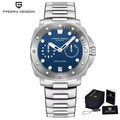 Montre automatique premium avec acier inoxydable 316L et verre saphir