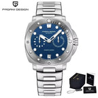 Montre automatique premium avec acier inoxydable 316L et verre saphir