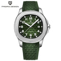 Montre homme luxe avec bracelet caoutchouc confortable