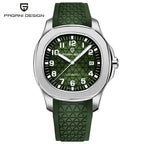 Montre homme luxe avec bracelet caoutchouc confortable