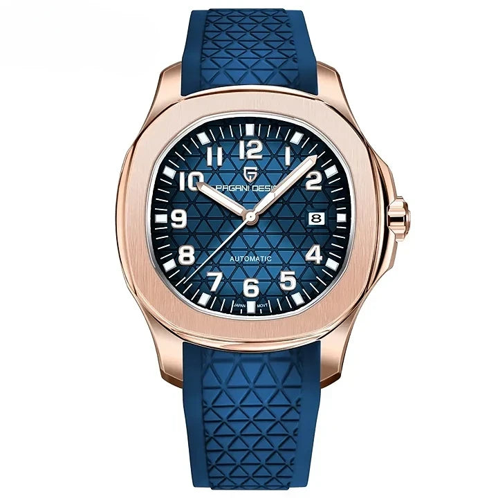 Montre automatique Ocean Master portée au poignet