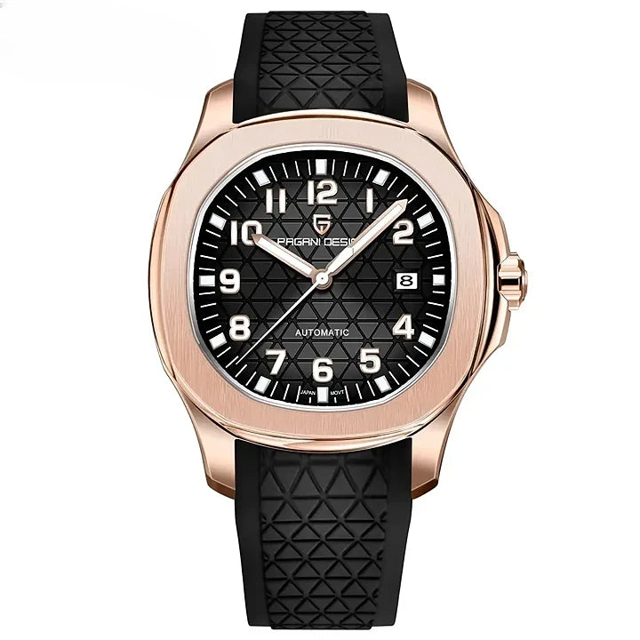 Montre automatique Ocean Master vue de face avec cadran de plongée