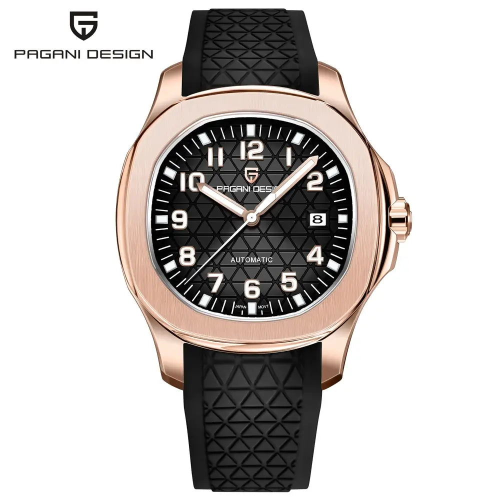 Montre homme robuste avec couronne vissée sécurisée