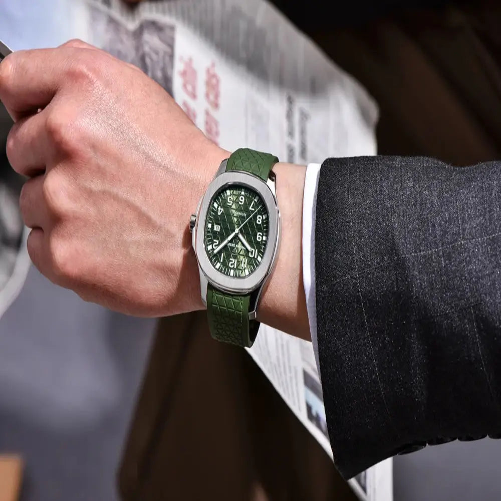 Montre mécanique premium avec boîtier acier inoxydable