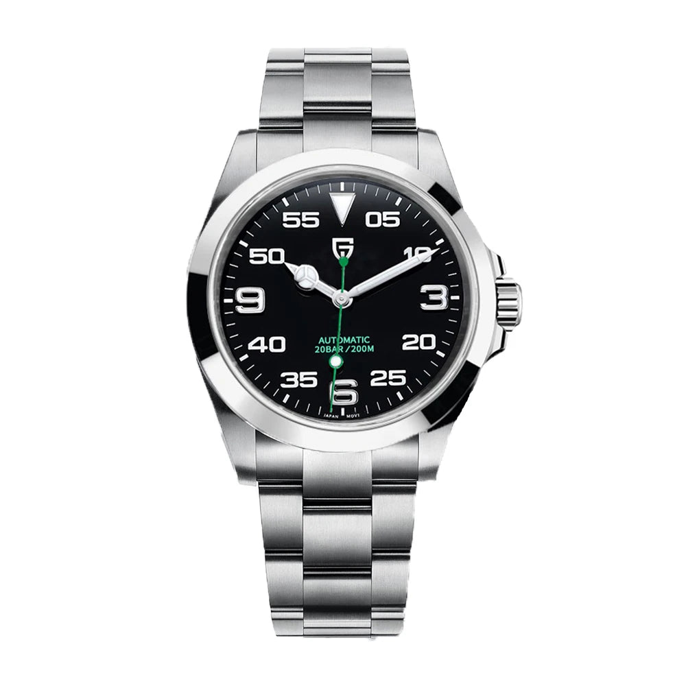 Montre automatique homme Alpin Prestige, boîtier acier inoxydable 316L 40 mm