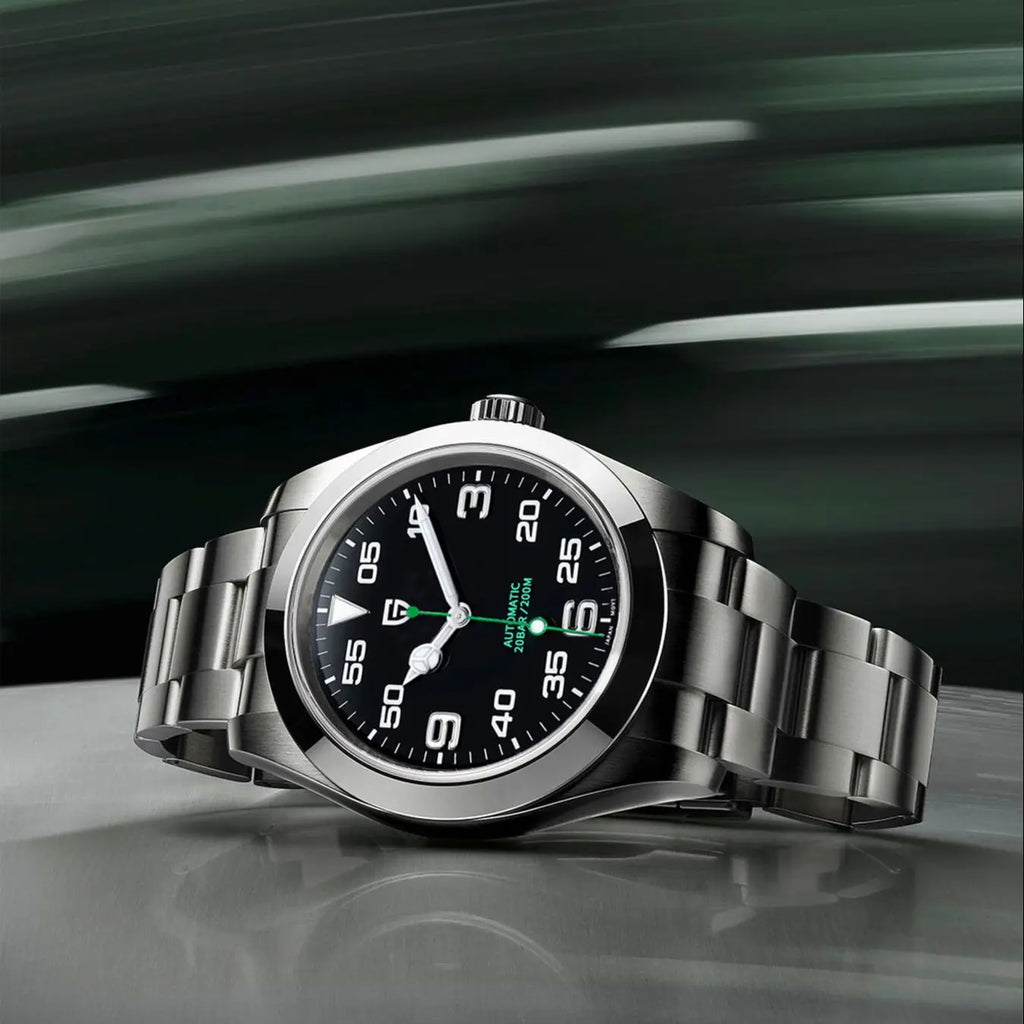 Montre Mécanique Automatique Homme Alpin Prestige, cadran explorateur 3-6-9