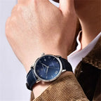 Montre homme aiguilles lumineuses
