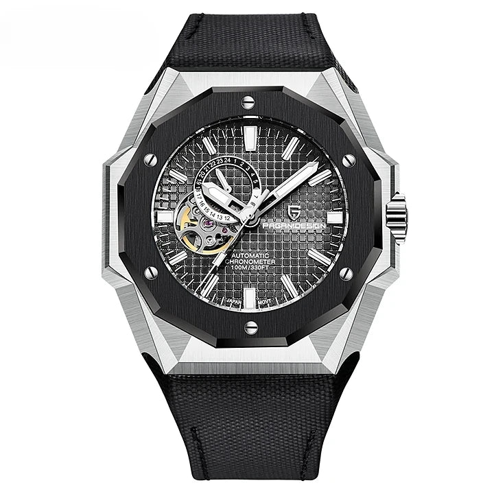 Montre mécanique homme design audacieux
