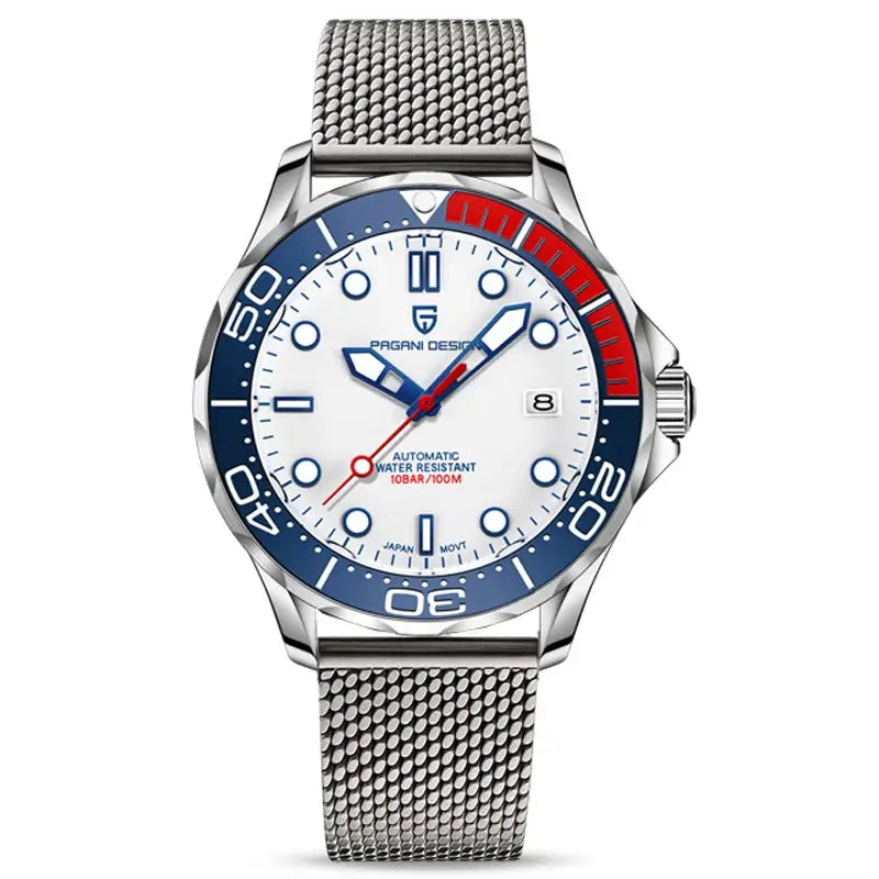 Montre homme bracelet maille milanaise 5