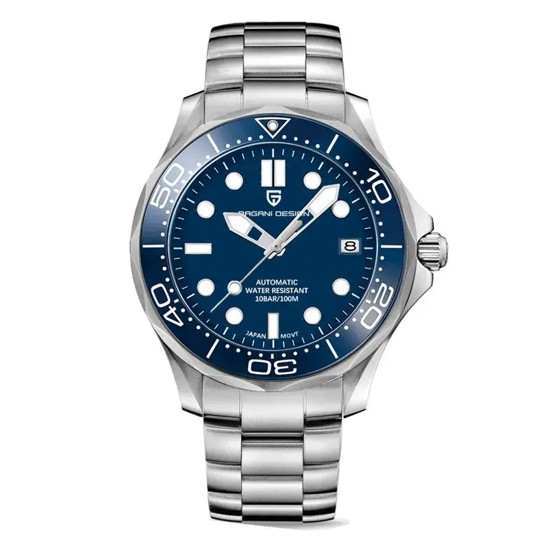 Montre homme bracelet maille milanaise
