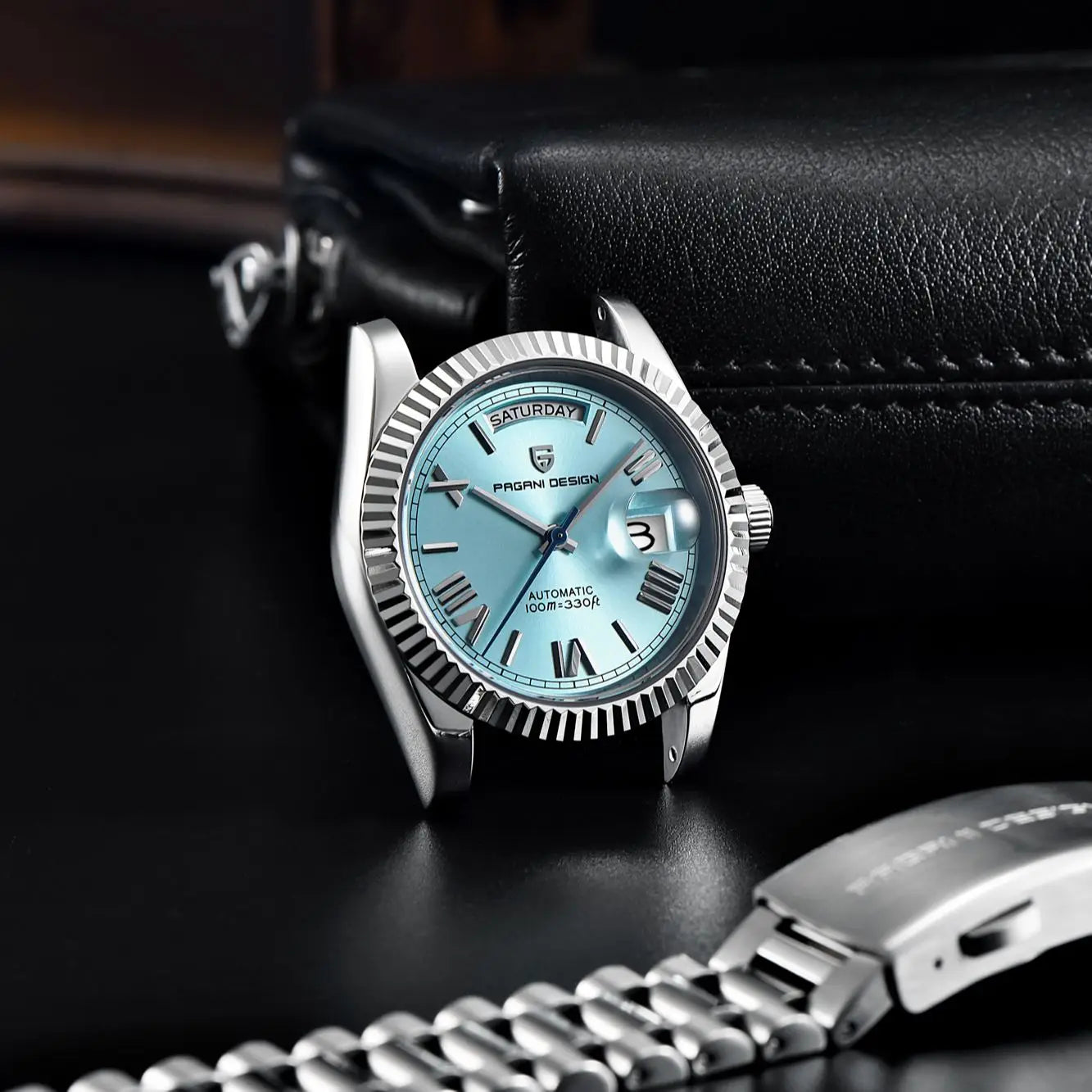 Montre automatique homme chiffres romains