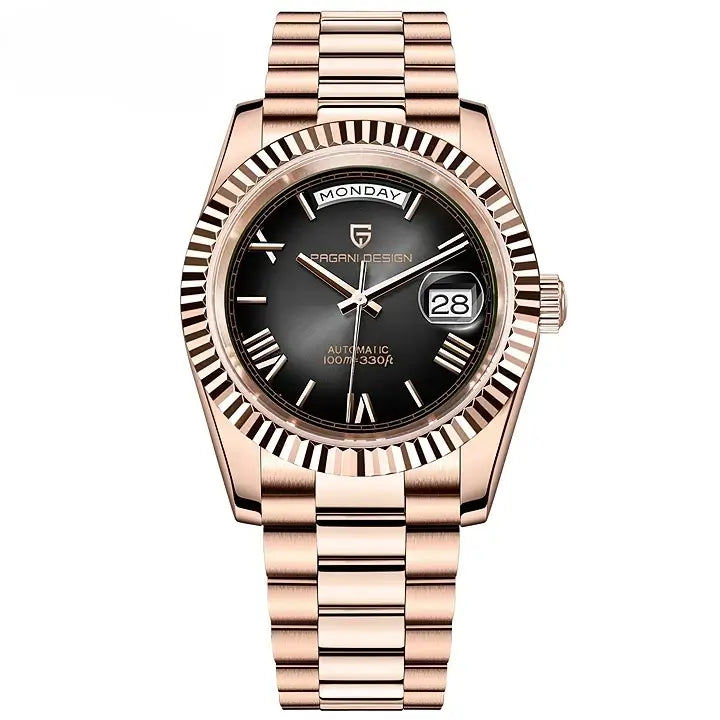Montre automatique homme chiffres romains