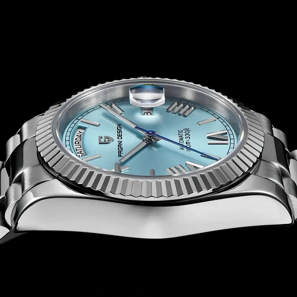 Montre automatique homme verre saphir antireflet