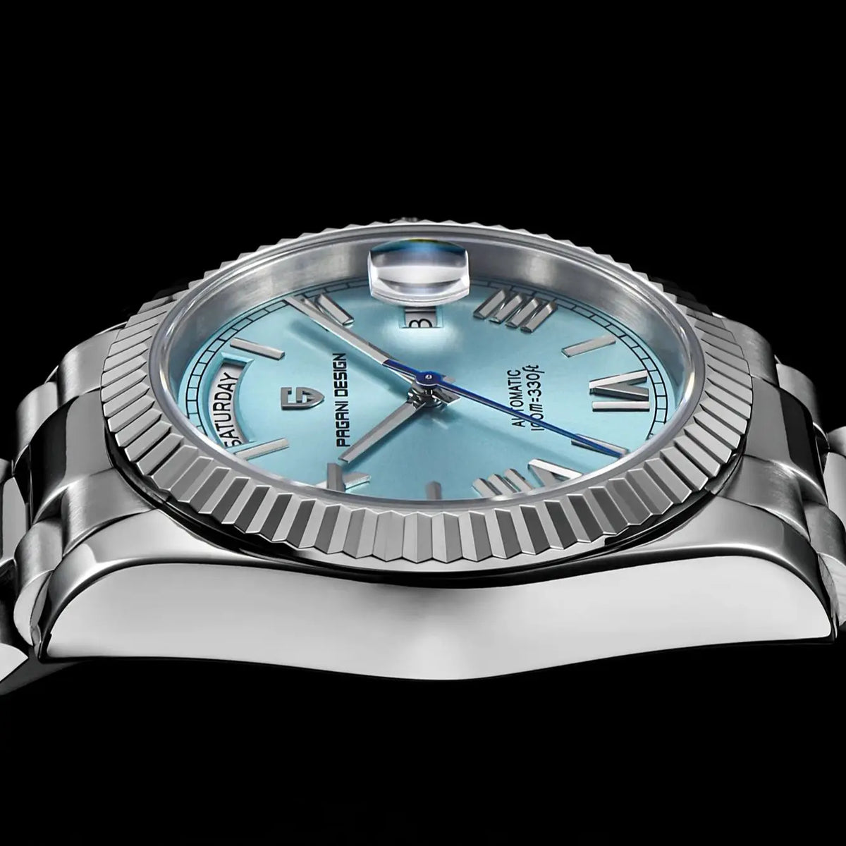 Montre automatique homme verre saphir antireflet