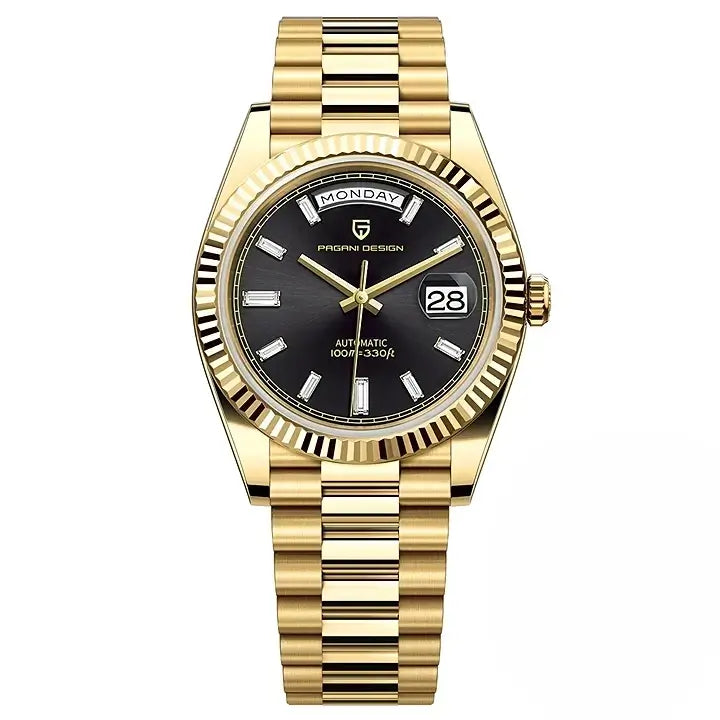 Montre mécanique automatique homme étanche 100 mètres 10 bar