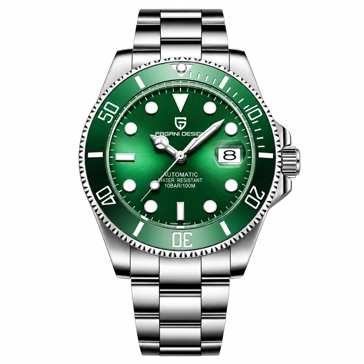 Montre mécanique automatique homme design plongeuse premium