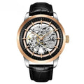 Montre homme squelette mouvement apparent
