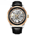 Montre homme squelette mouvement apparent
